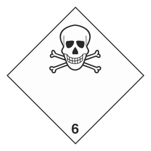 Наклейка 6.1 «Токсичные вещества»