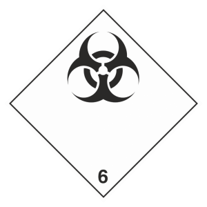 Наклейка 6.2 «Инфекционные вещества»